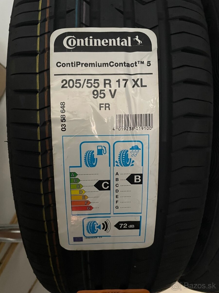 CONTINENTAL 205/55R17 95V XL FR PremiumContact 5