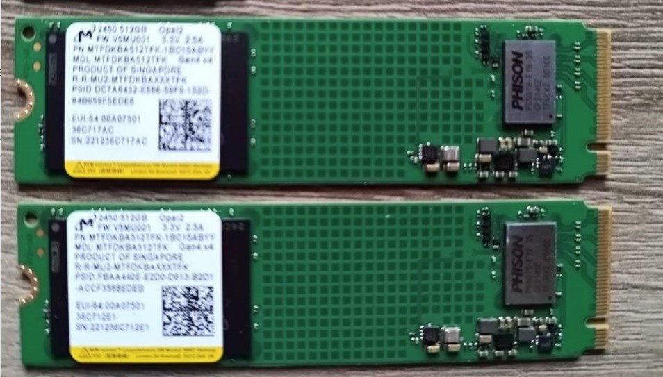 512GB Micron 2280(4.0 4x NVMe) - Nove - TOP.