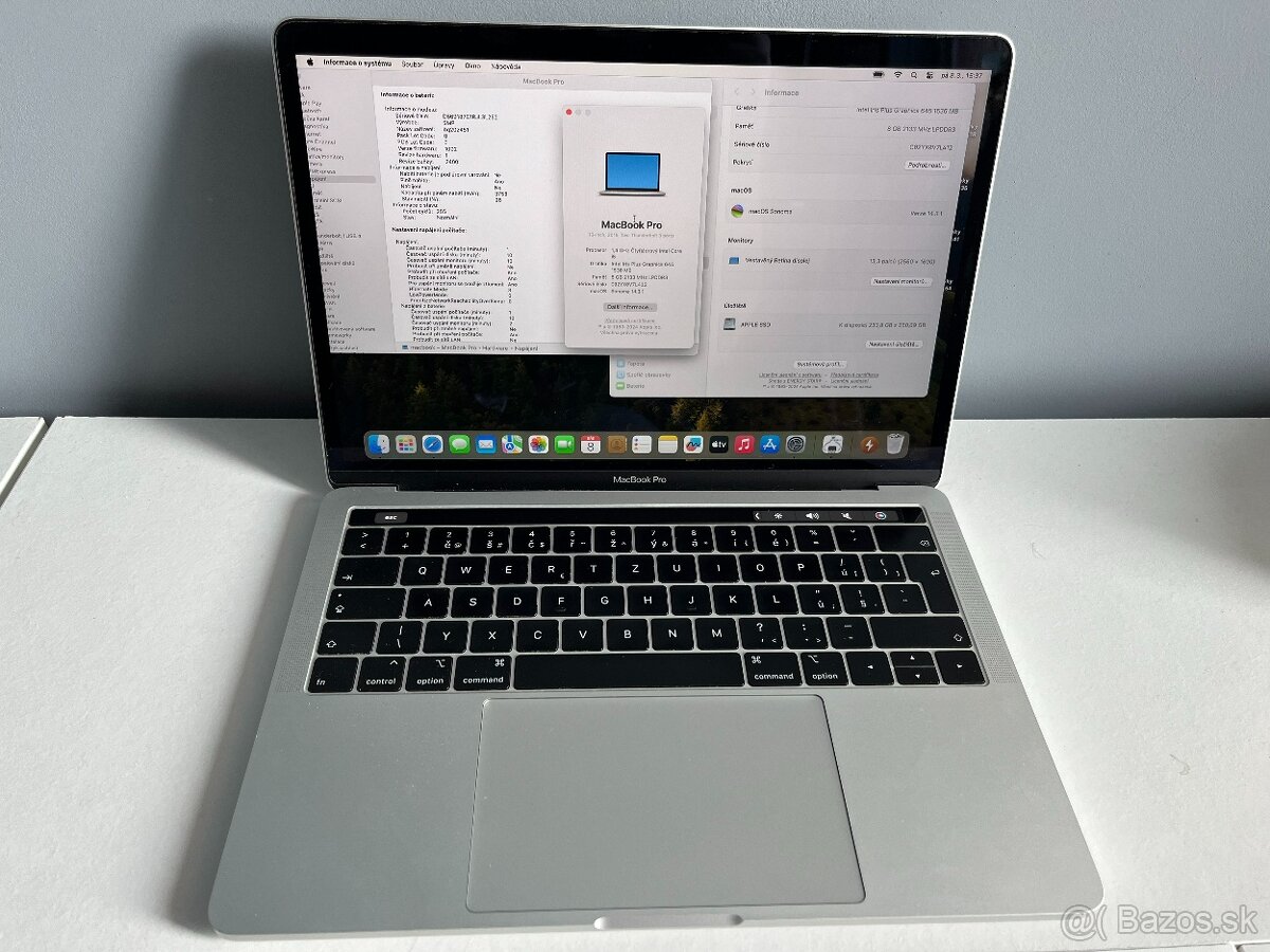 Macbook PRO 13, 2019, 4jádro