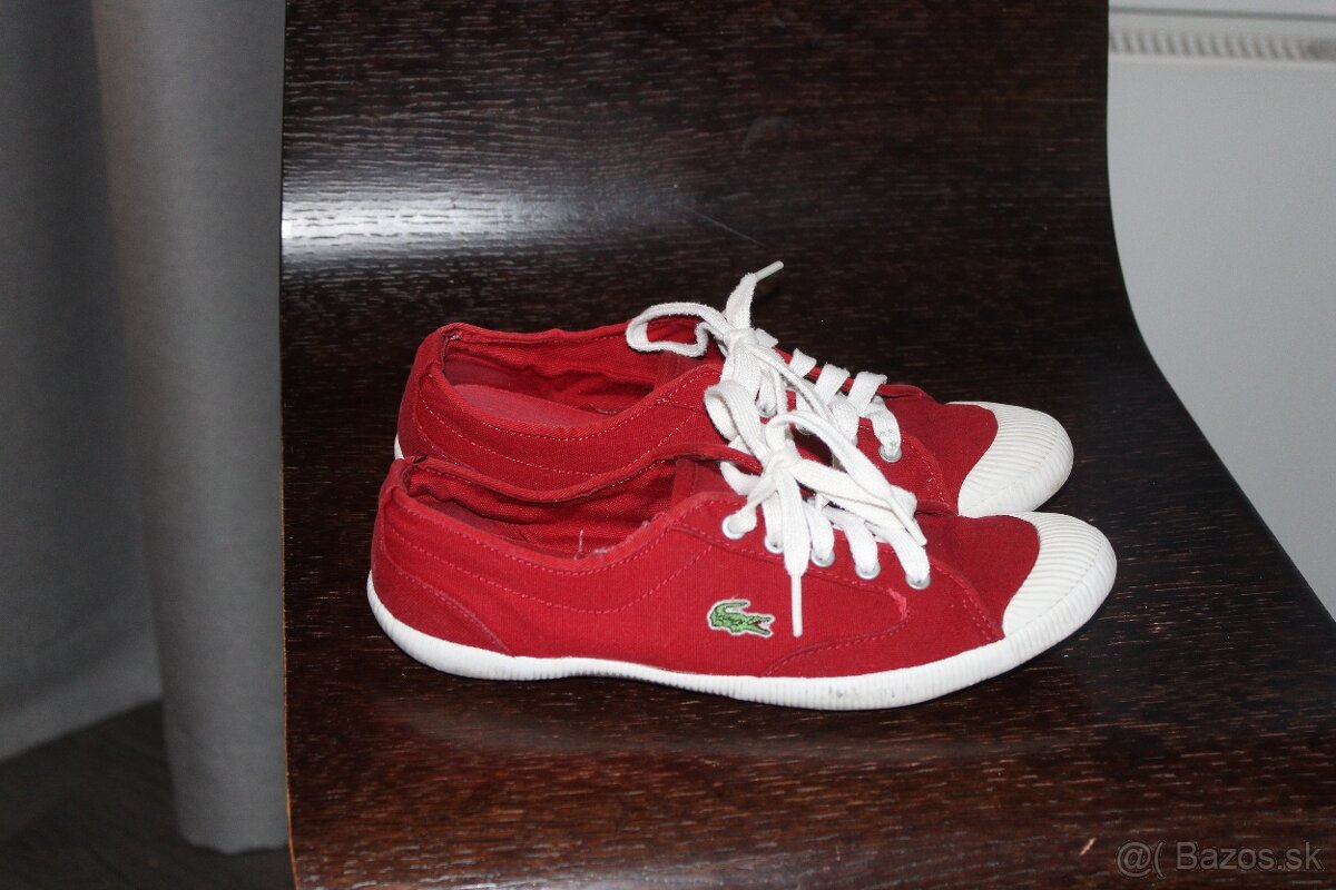 LACOSTE platenky vel.39