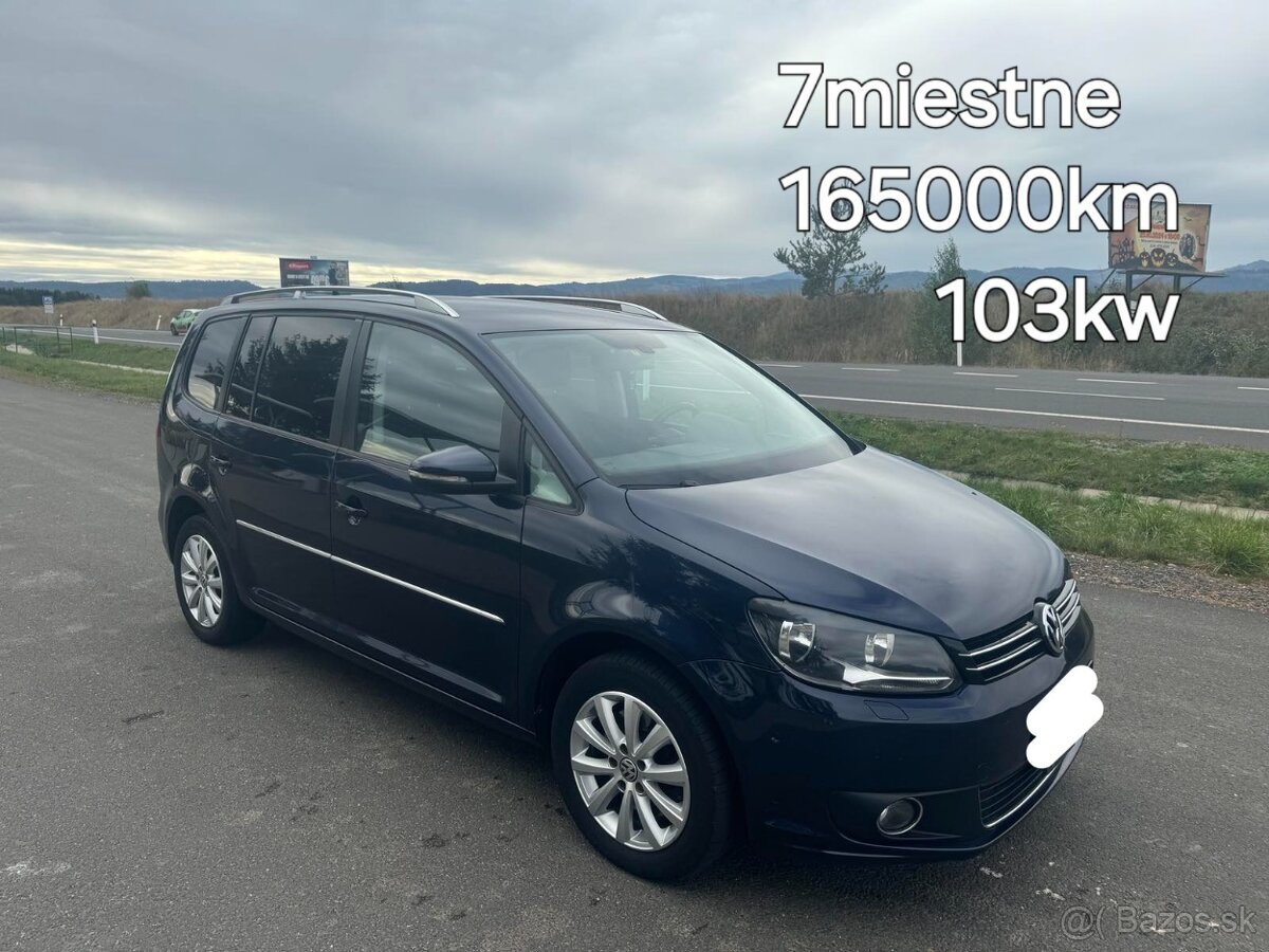 Volkswagen Touran 2.0 TDI Highline DSG 7 miestny