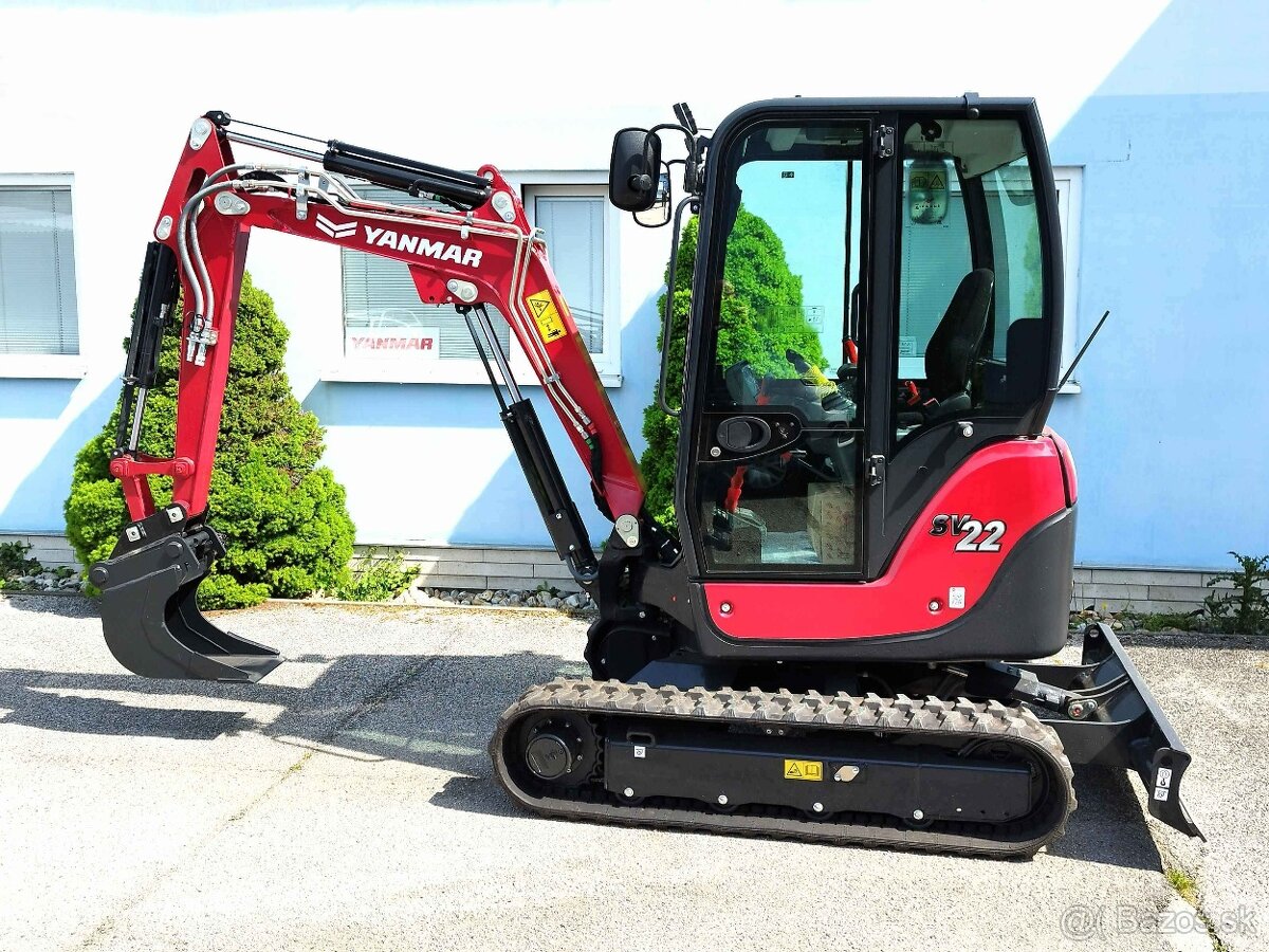 minibager Yanmar SV22 rýpadlo na splátky (2,4 ton) záruka