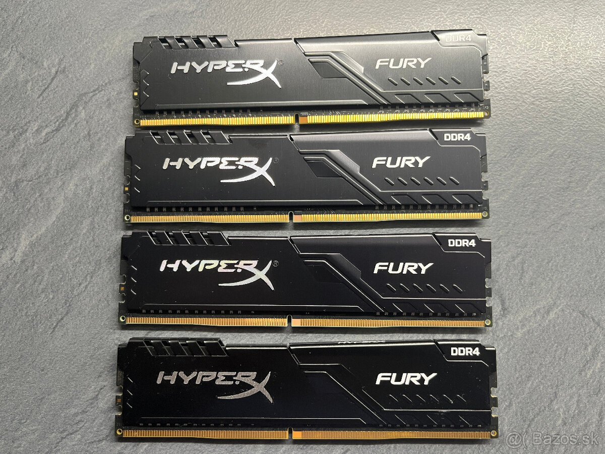 KINGSTON HyperX FURY Black DDr4