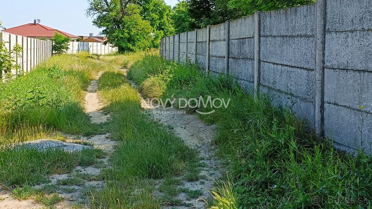 Investičný pozemok pre plánovanú budúcu výstavbu