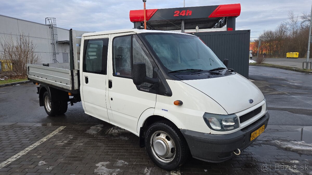 Ford Transit Valnik 6míst 2000 2.4d 88kW Původ ČR