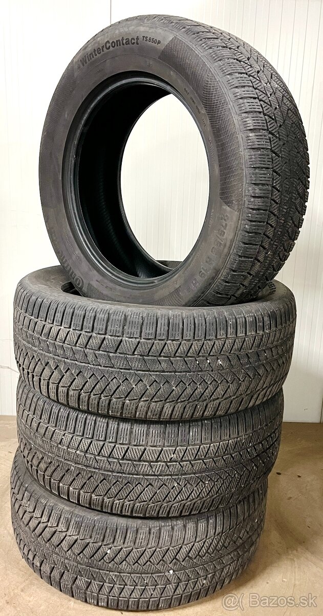 Predam 4x pneumatiky 275/55R19 Continental zimne