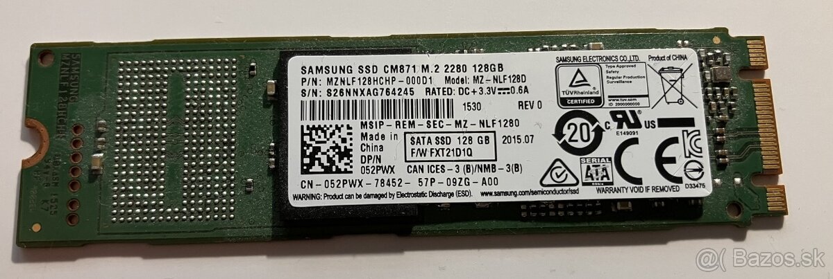 predam SSD CM871 M.2 2280 128 GB