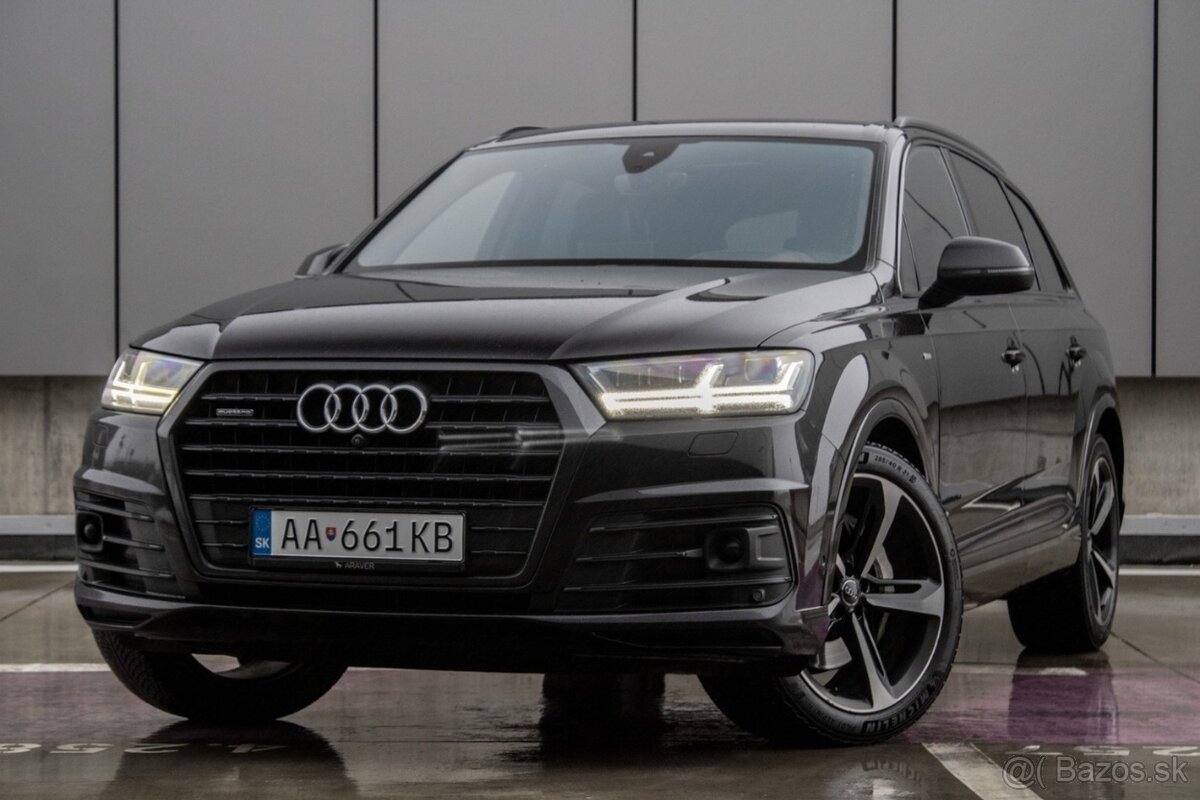 Audi Q7 200 kW, 8-st. automat, 2017, diesel, S line