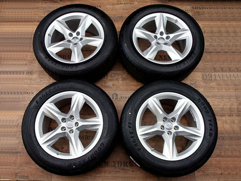 19" Alu kola = 5x112 = AUDI Q7 4M = TÉMĚŘ NOVÉ LETNÍ + ČIDL