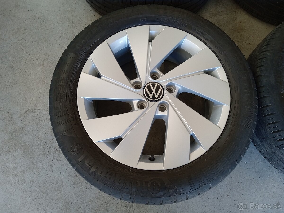 4ks letne ALU 5x112 R17 6,5J ET46 Original VOLKSWAGEN TOURAN