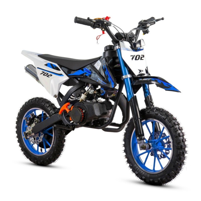 XTR 702 BLUE 50ccm E-START mini krosový motocykel do 50kg