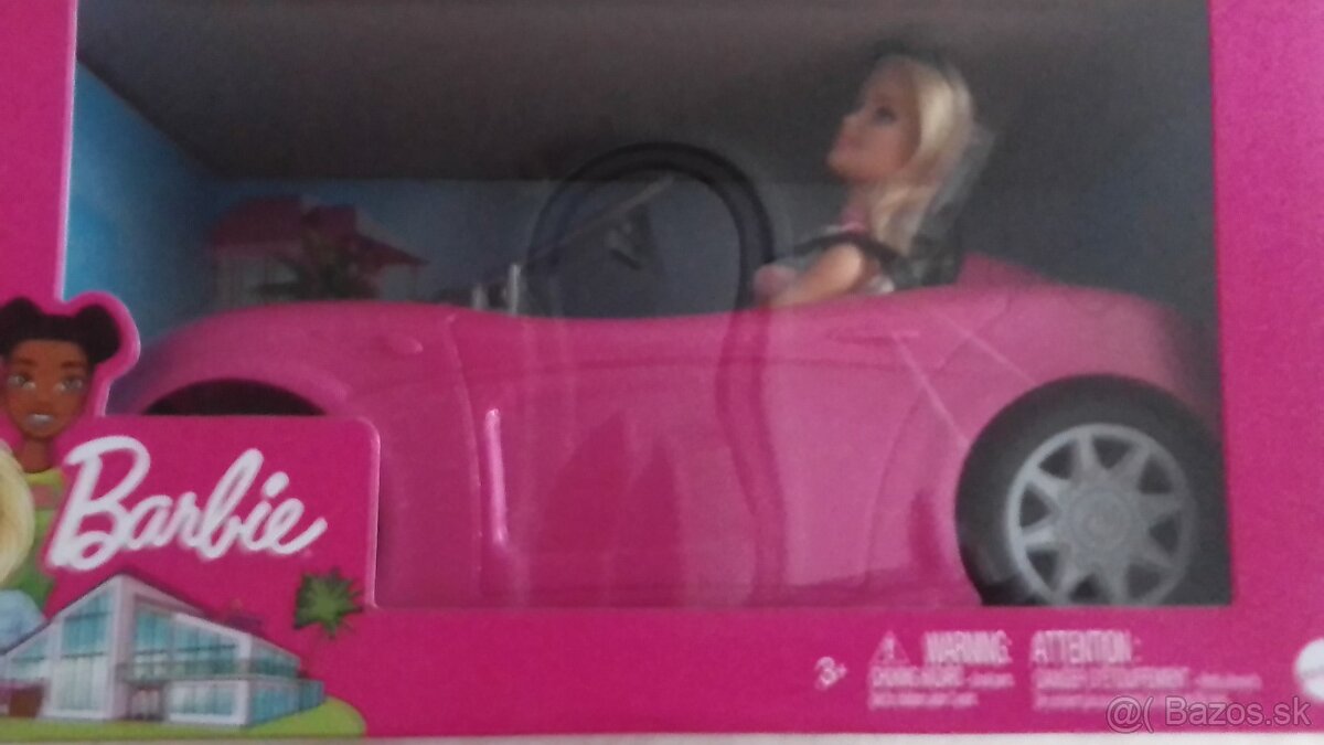 Nové Barbie cabriolet auto