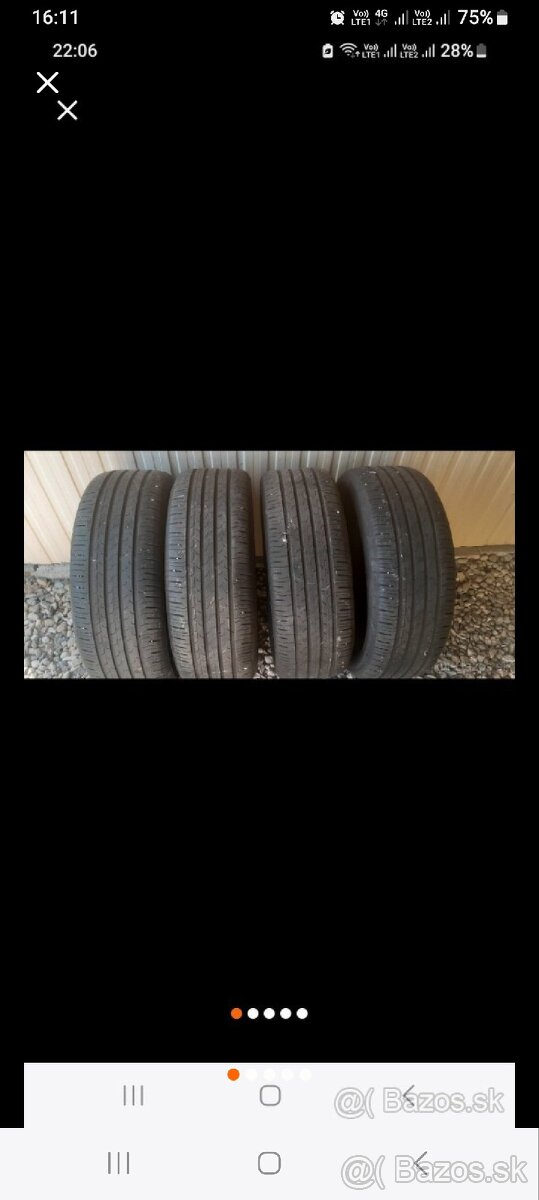 235/55 r18 letne nove vyzute noveho auta