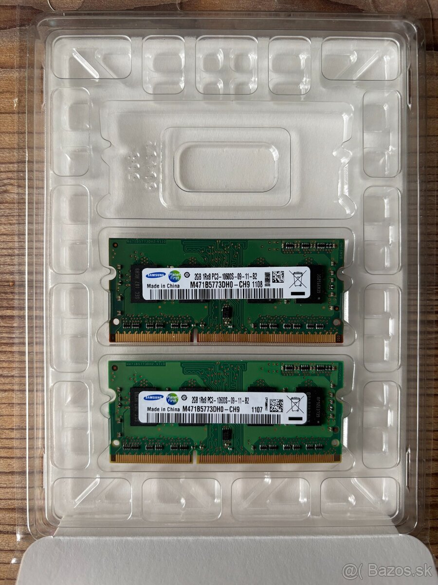 Samsung 2GB DDR3 PC10600 1333MHz SODIMM CL9