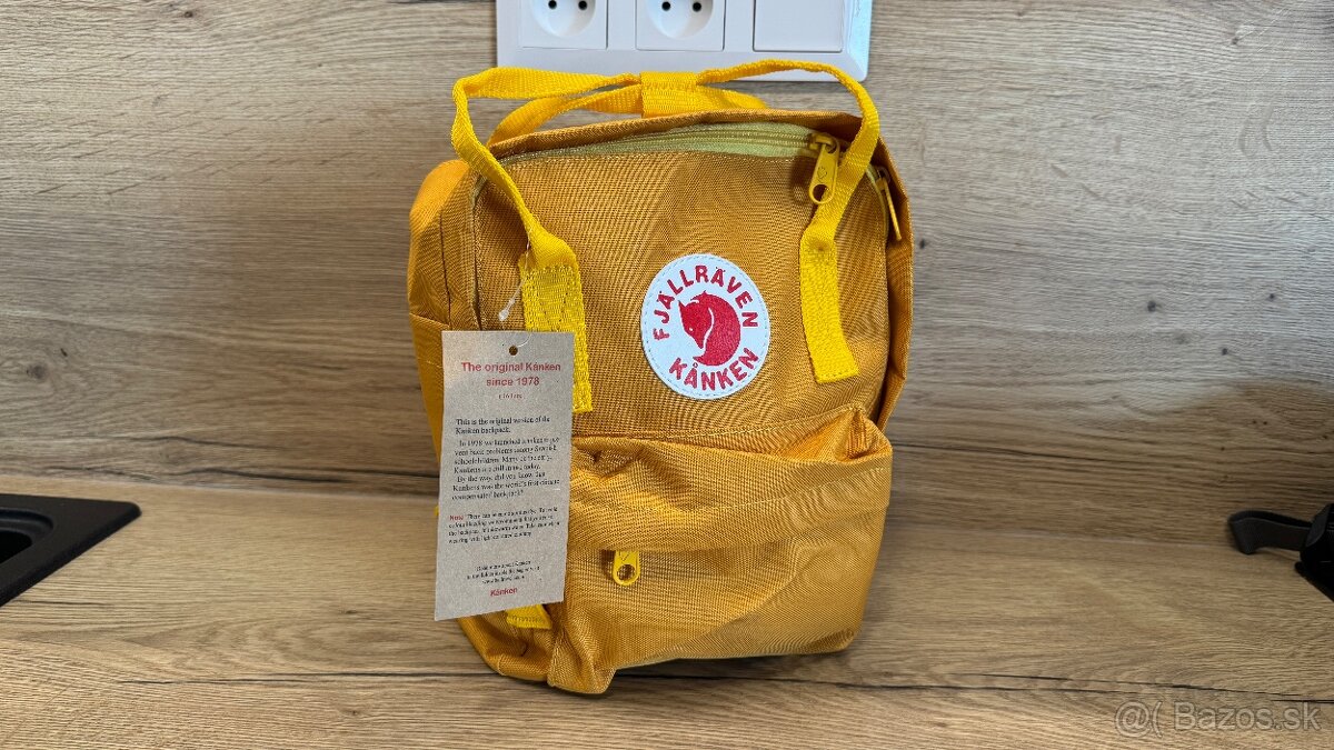 Fjällräven Kånken Batoh Mini Žltý