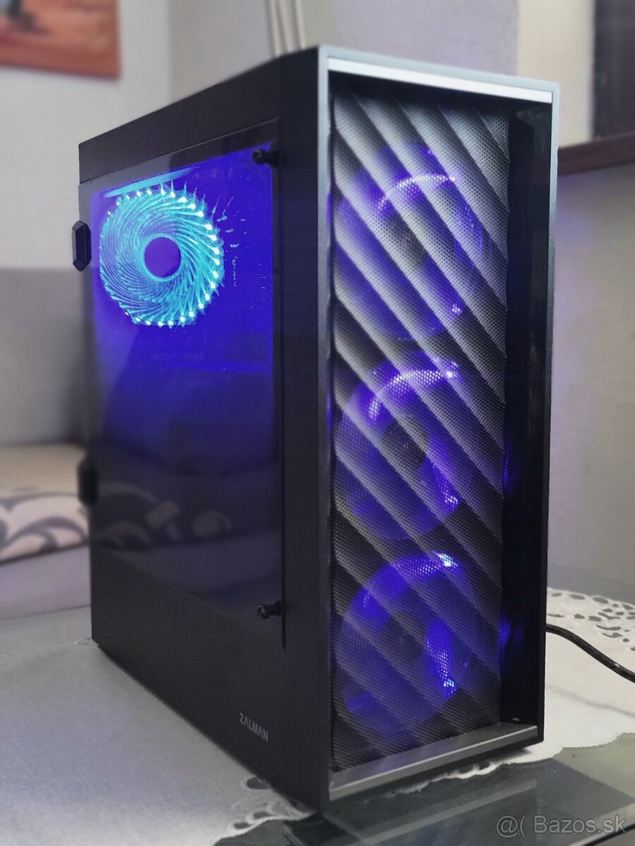 Herný PC Ryzen 5 5500, AMD RX 6600 8GB, 32GB RAM