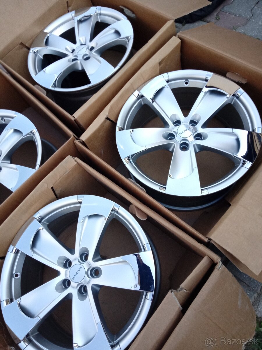 18"5x100 AUDI, VW, ŠKODA, SEAT, TOYOTA, SUBARU hliník.disky