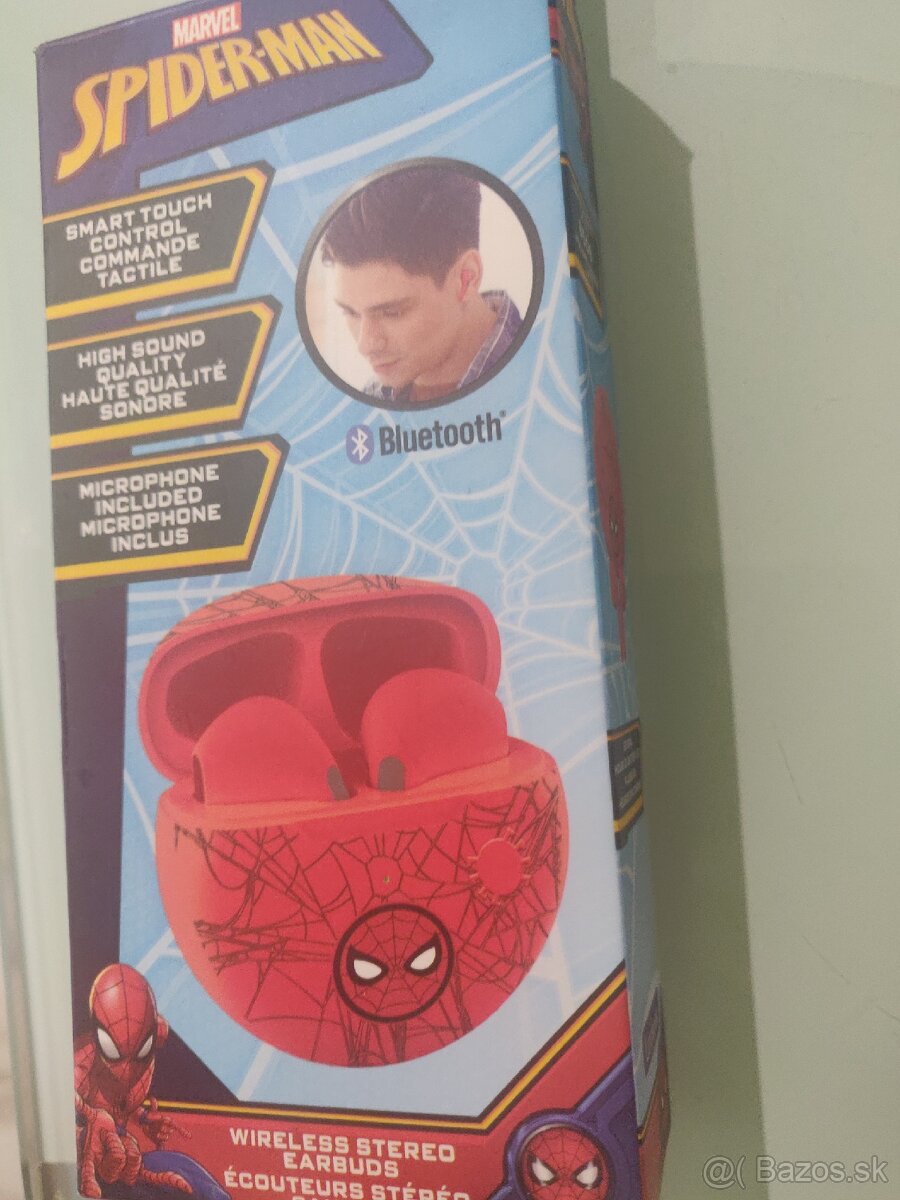 Bluetooth slúchadlá Spiderman