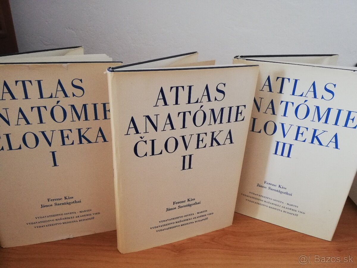 Atlas anatómie človeka 3 časti