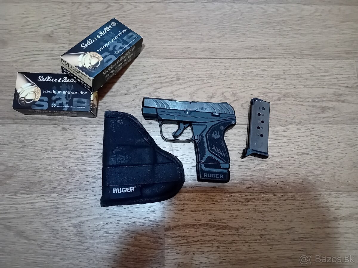 Ruger LCP II, cal 380 Auto / 9mm Br + Strelivo S&B 100ks