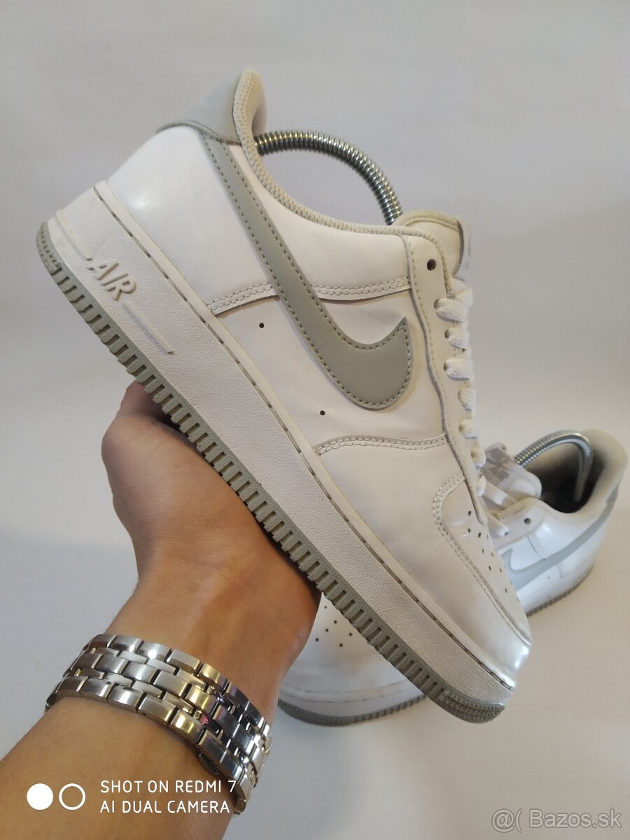 Nike air force 1 biela, zelená