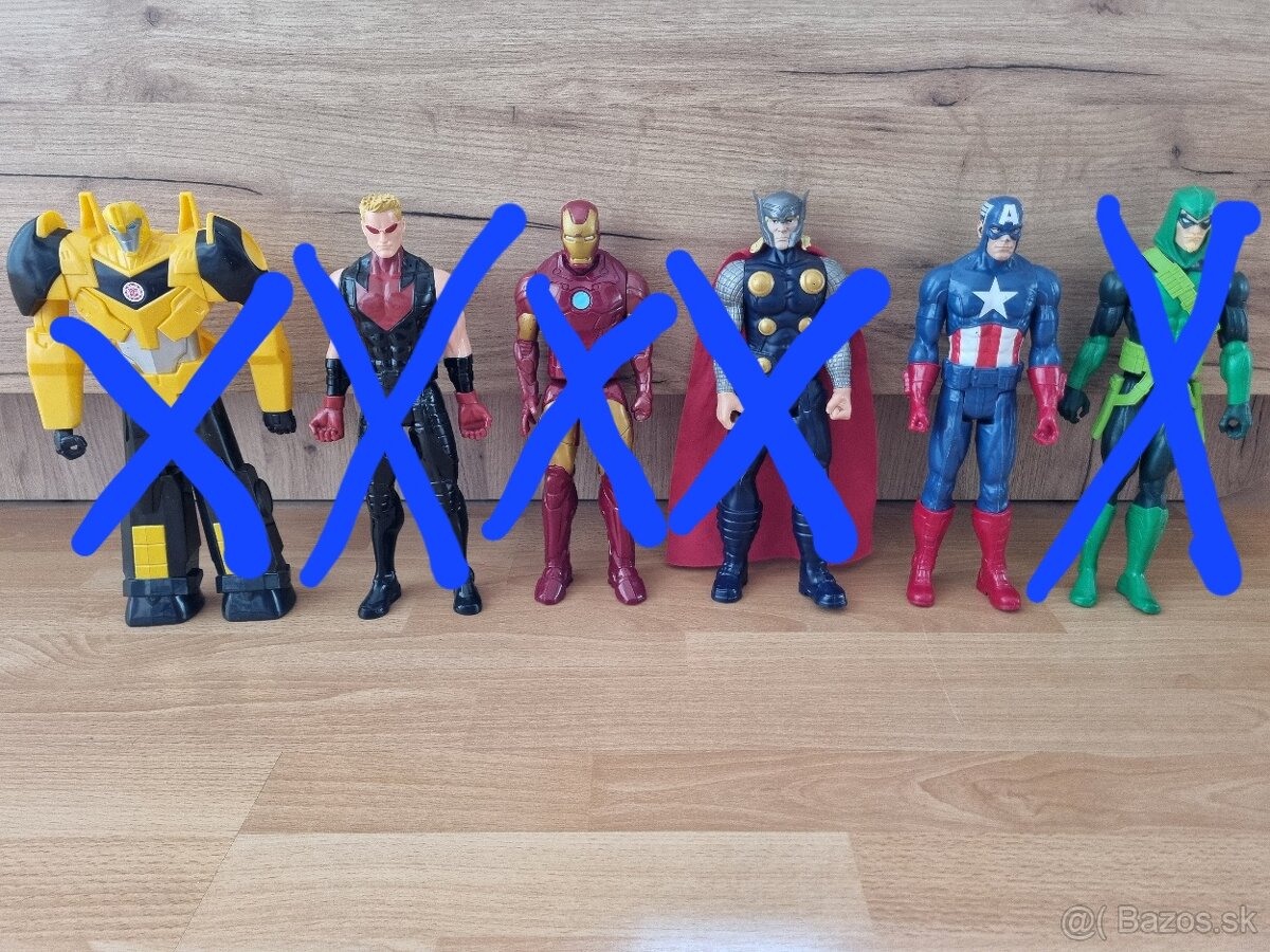 Figúrky Avengers a iné, výška 30 cm