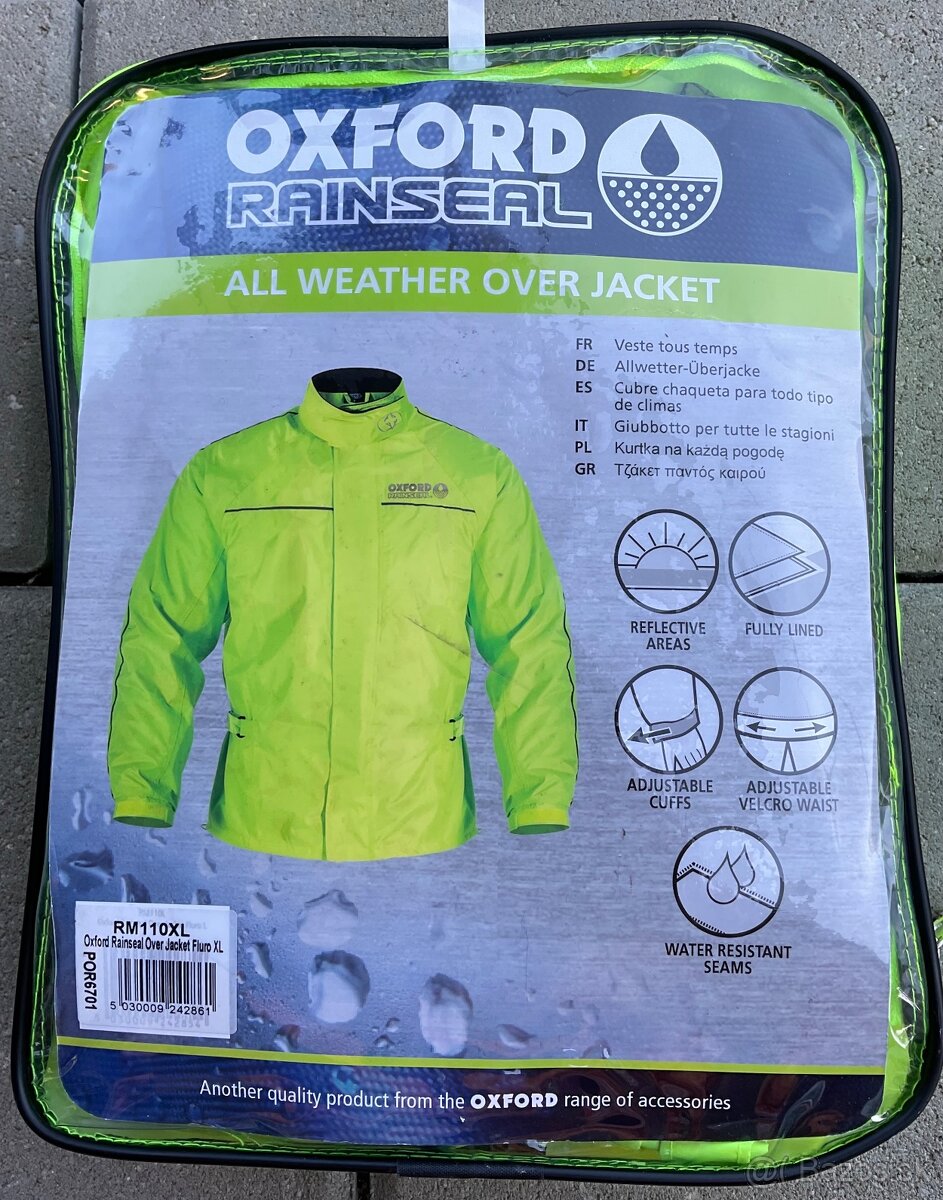 Nepremokavá bunda-Oxford rainseal jacket, M