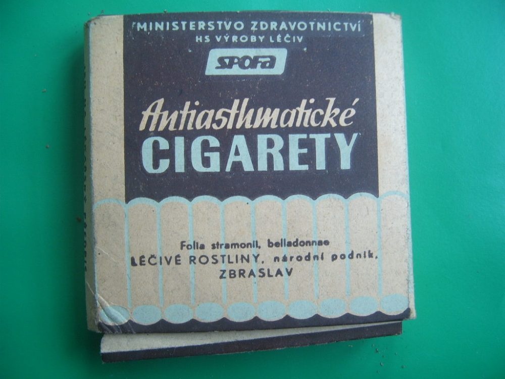 (Poptávka) Staré Antiastmatické Cigarety