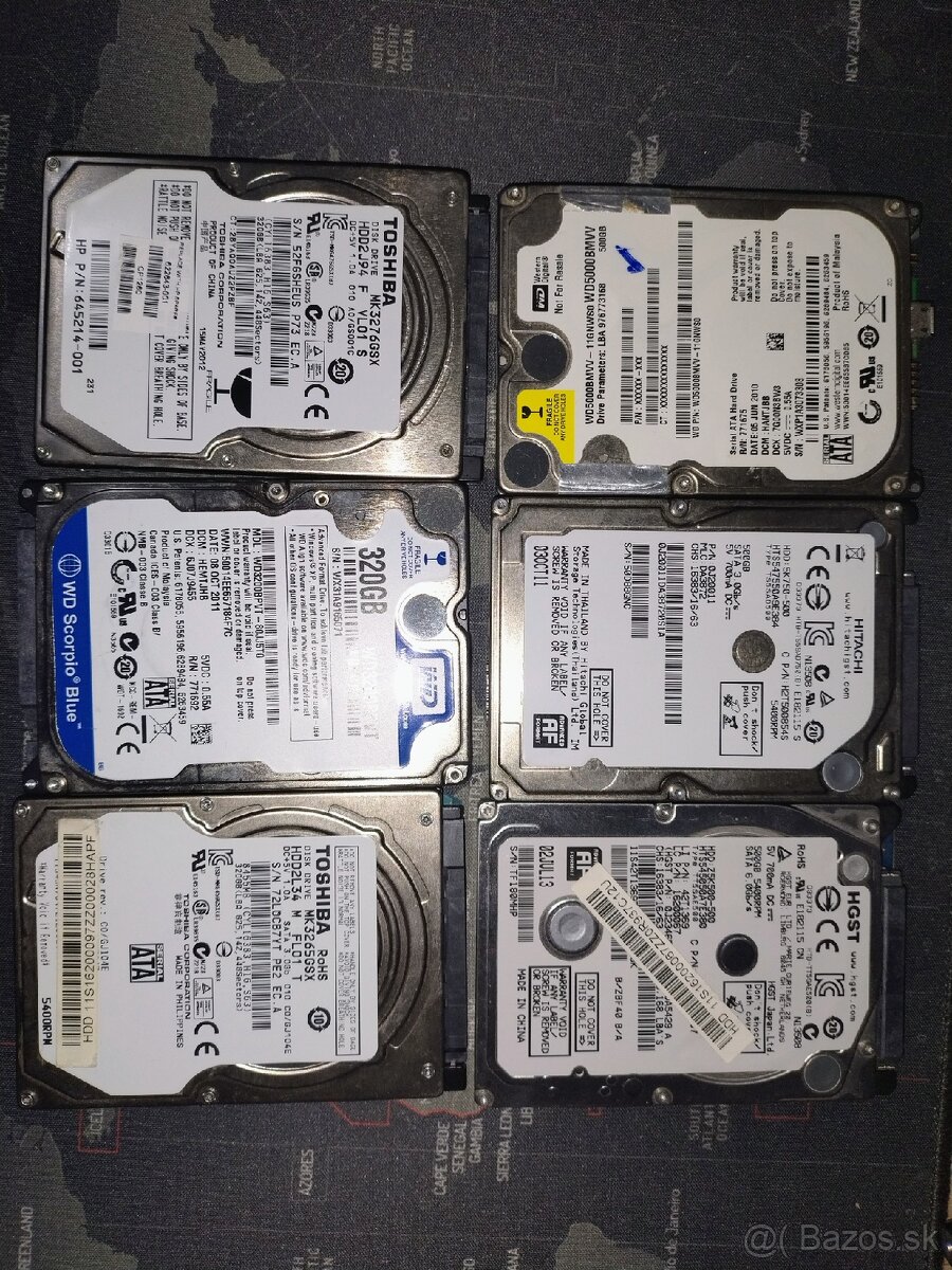 Použité HDD