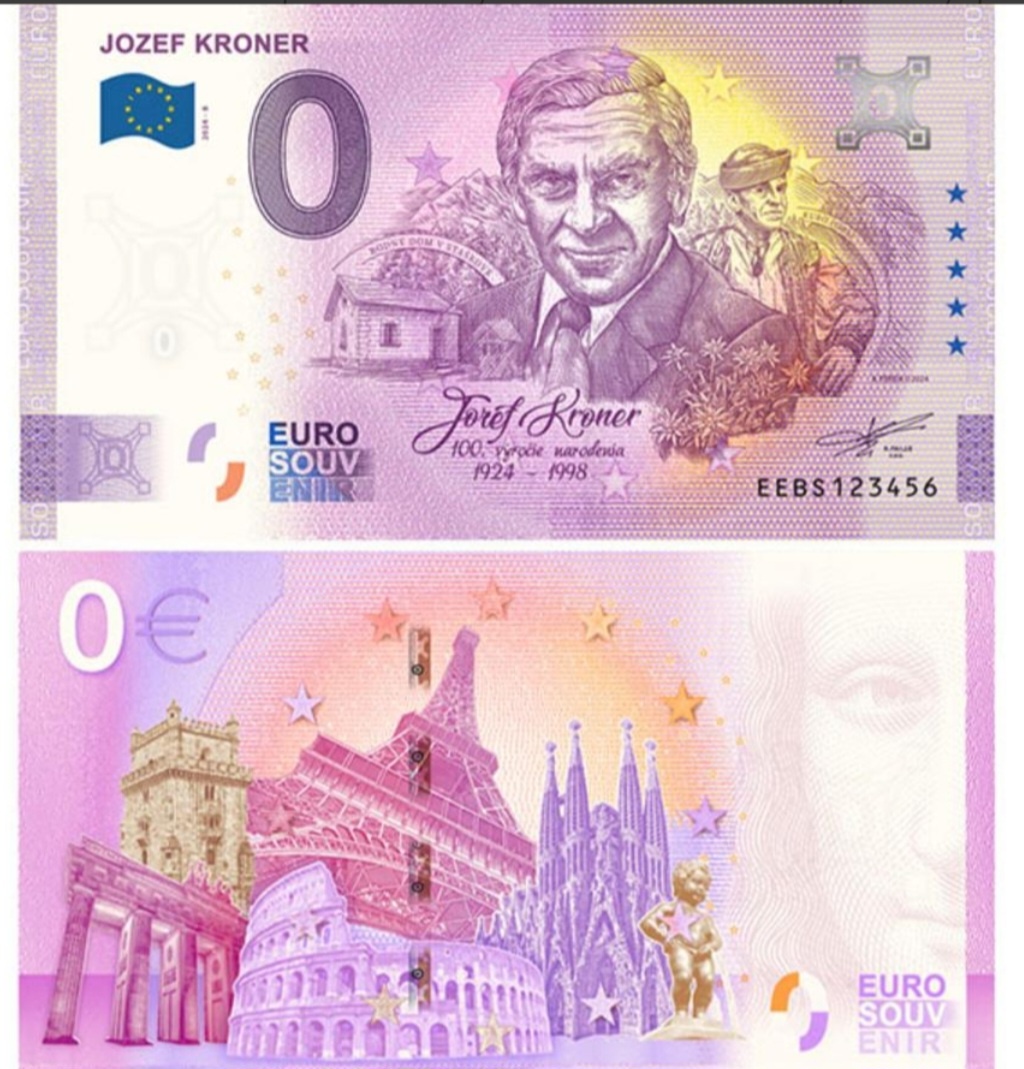 0 EUROSUVENIR JOZEF KRONER - 100.vyrocie