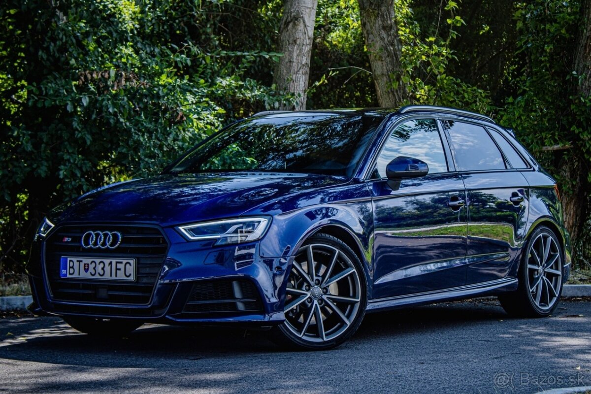 Audi S3/S3 Sportback 228kW, 7-st. automat, 2017, benzín