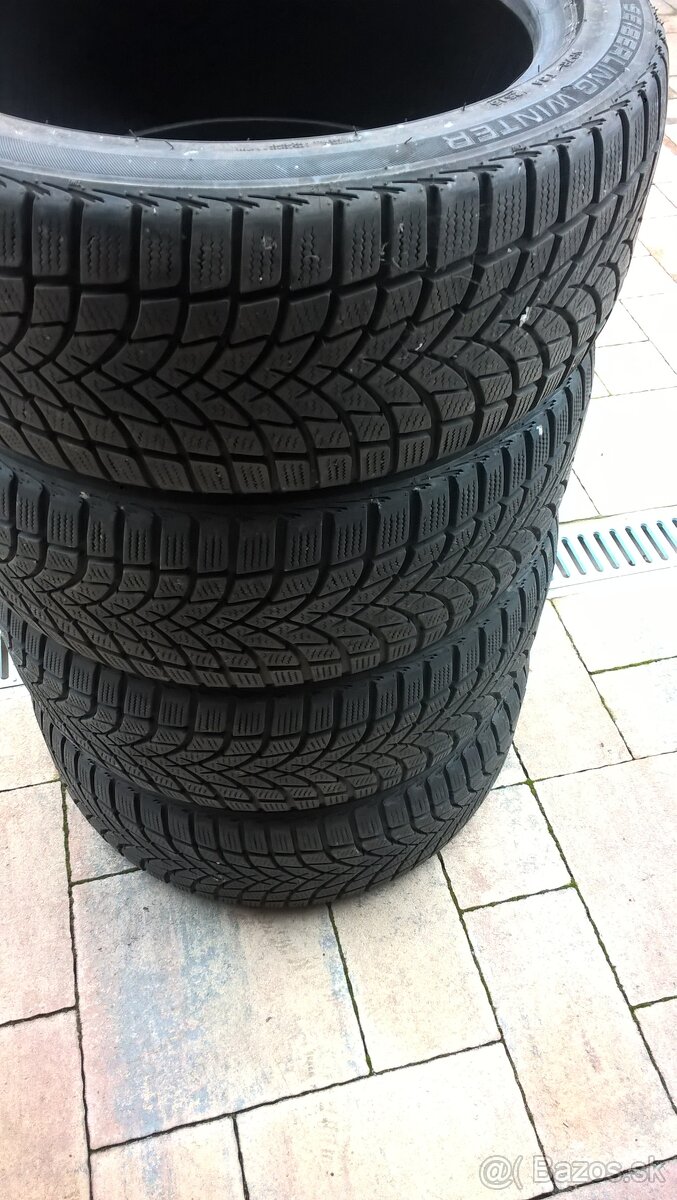 4 ks ZIMNÉ pneu 225/45 R17 dezén 7 a 8 mm UŽ OD 45-€/kus