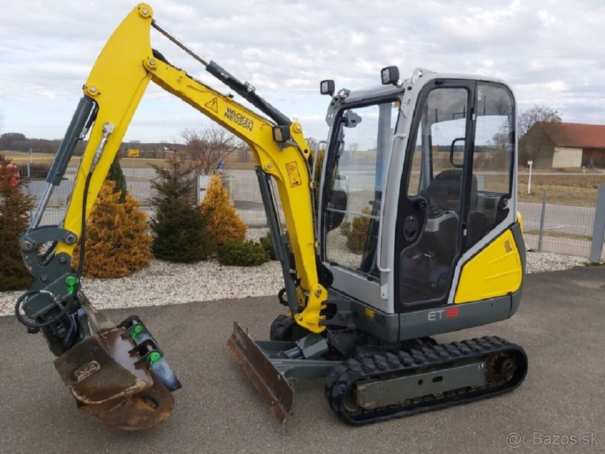 Minibáger  |Wacker Neuson ET18|13 Kw-1840kg