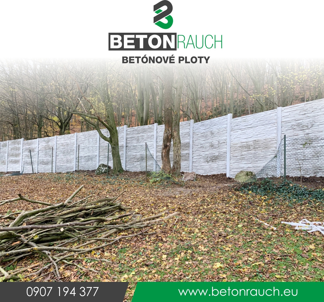 Kvalitné betónové ploty - zaručene najnižšie ceny v PB