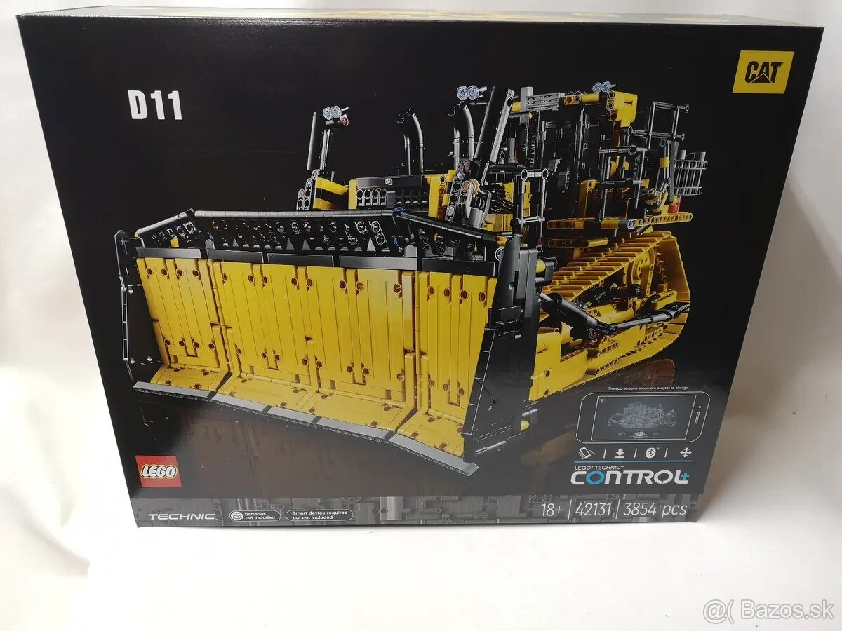 Lego řízený buldozer