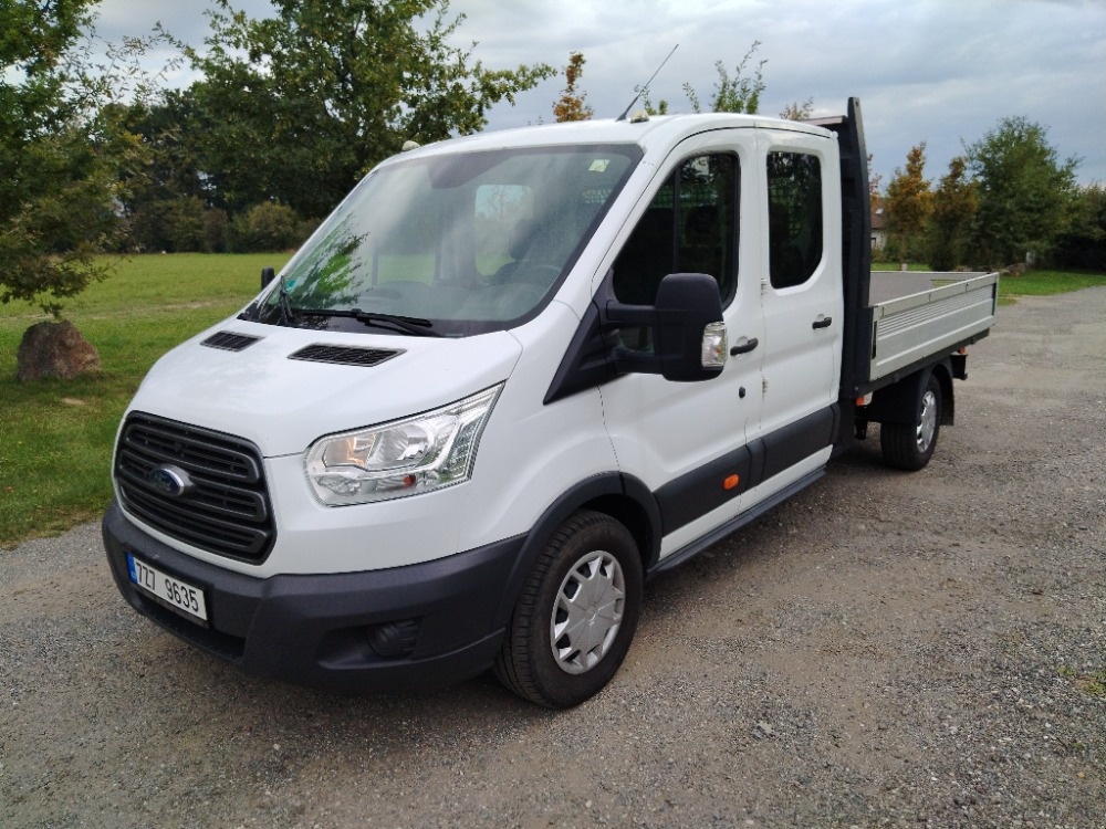 Ford Transit 2,0 TDCi valník L3, 6 míst, 4x4