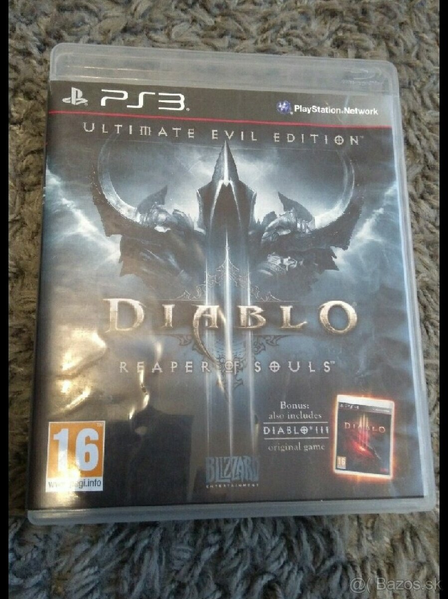 Predám hru DIABLO III pre Playstation 3