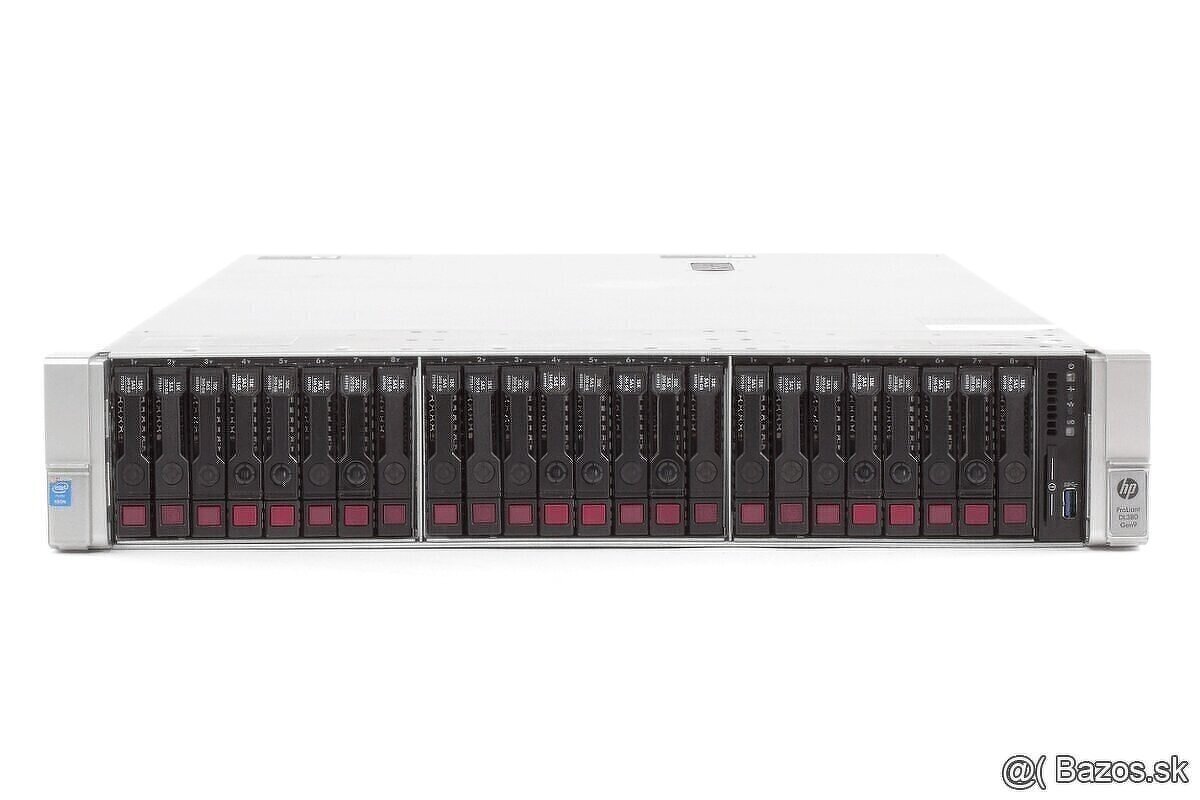 HP DL380 G9 - 2x Xeon E5-2690v3 , 256GBRAM DDR4, 24x900GBHDD