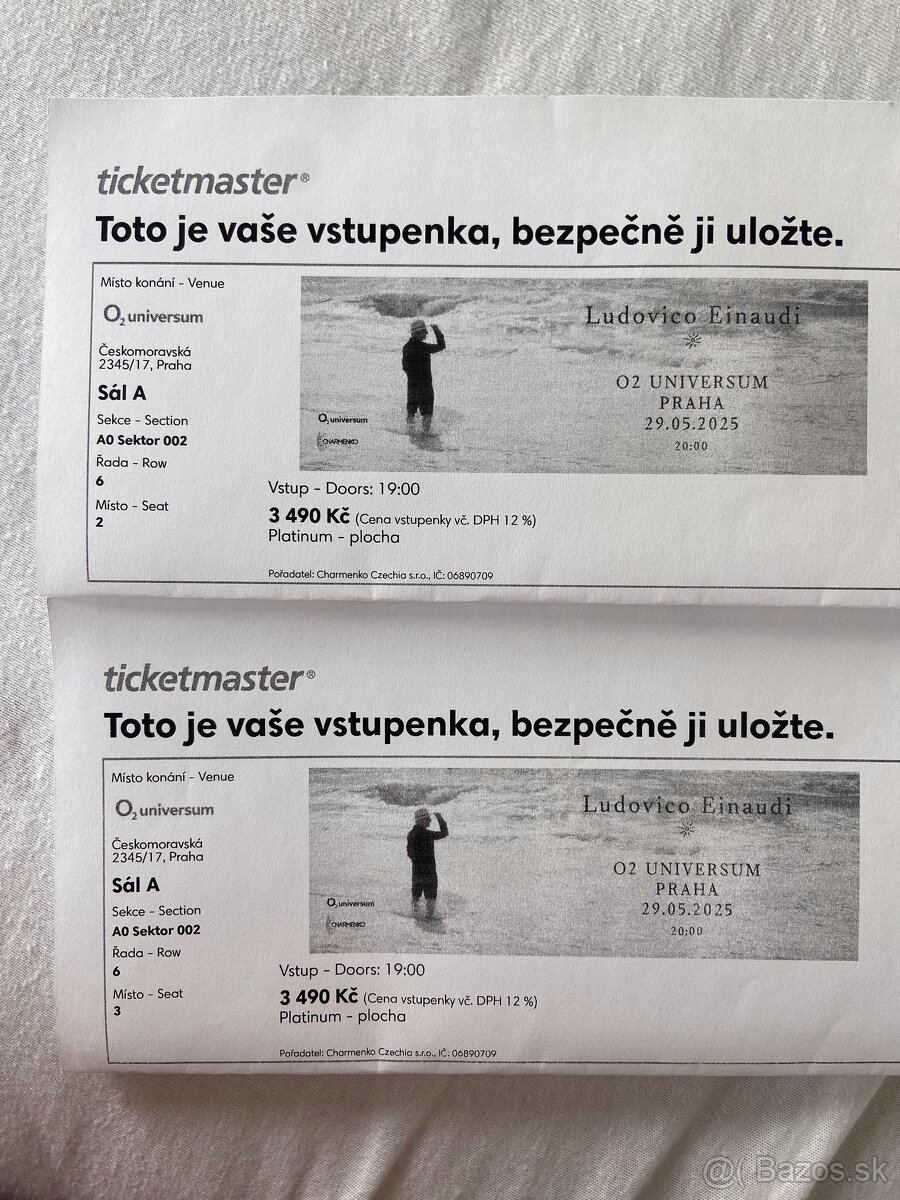 Koncert Ludovico Einaudi Praha