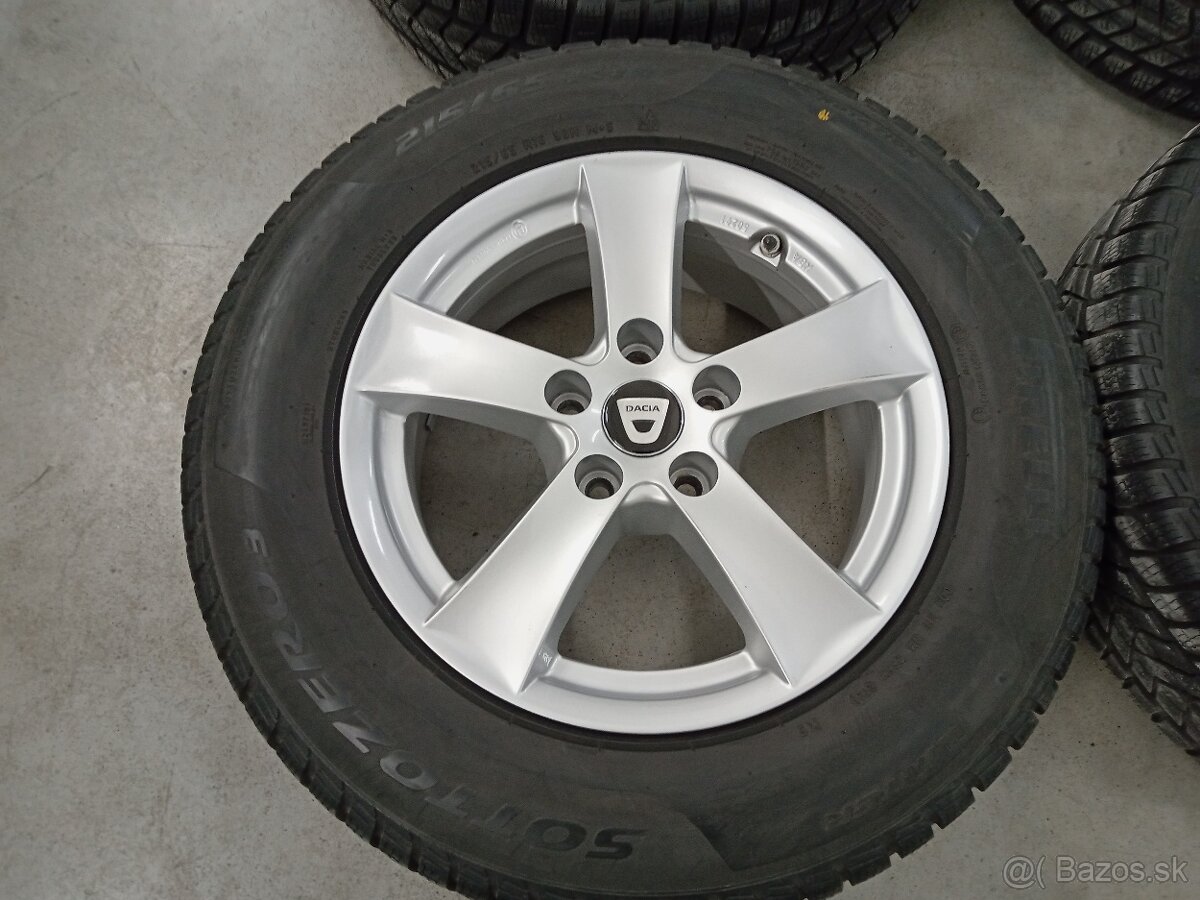 4ks zimne ALU 5x114,3 R16 6,5J ET41 DEZENT DACIA DUSTER