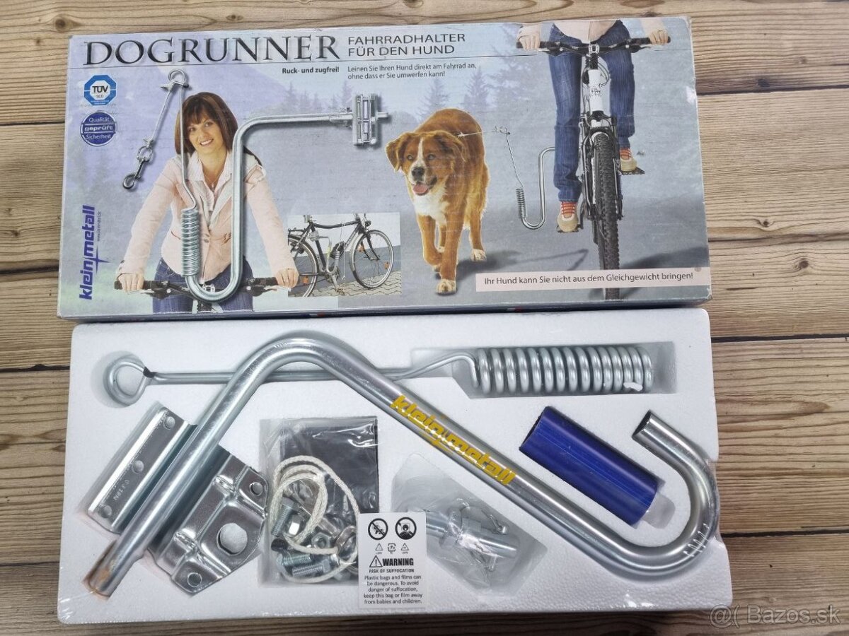 Predám zariadenie na bicykel pre psov DogRunner