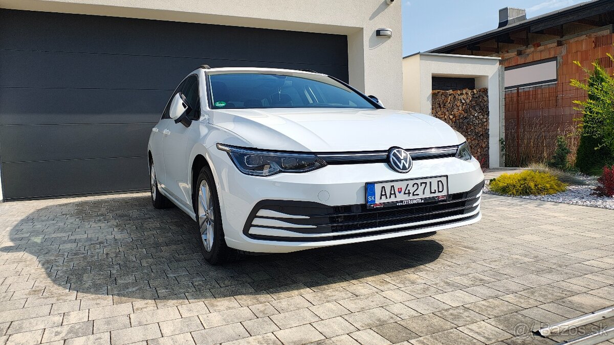 VW Golf 8 variant, 2,0TDI, 110kW, DSG, Panorama