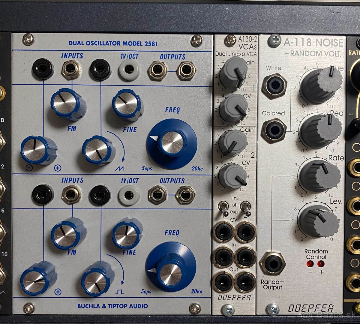 Eurorack moduly - Noise Engineering, Doepfer, Buchla&TipTop