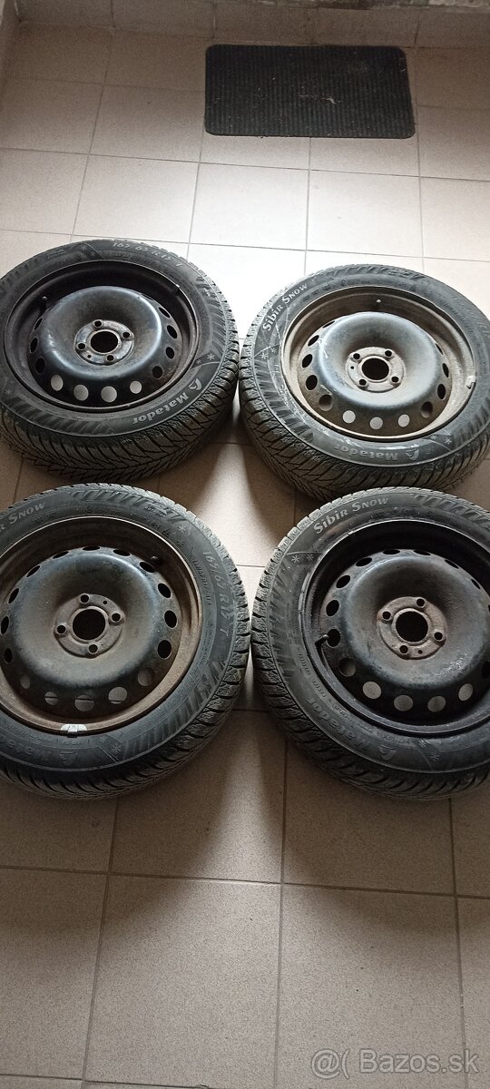 Zimné pneumatiky s diskami 165/65/R15