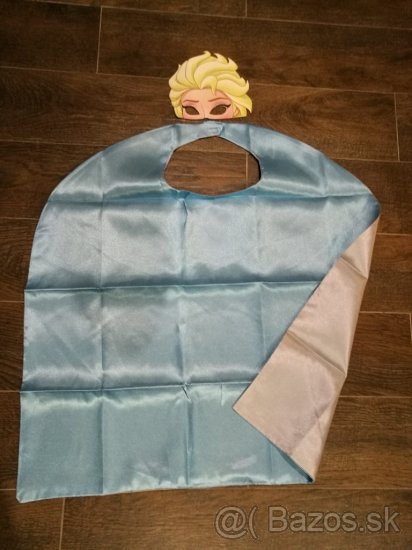 plášť a maska FROZEN Elsa haloween karneval