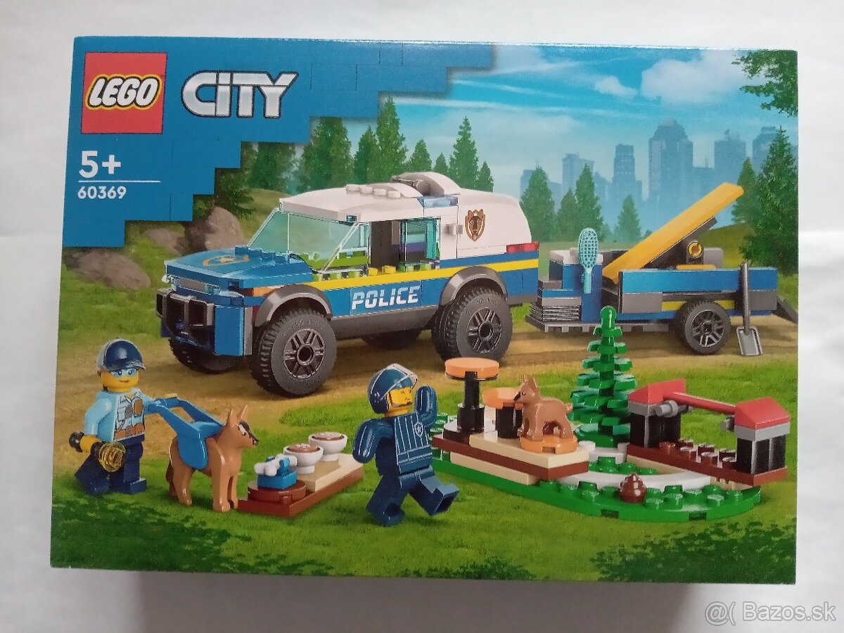 LEGO City 60369 NOVÉ - Mobilné cvičisko pre policajné psy