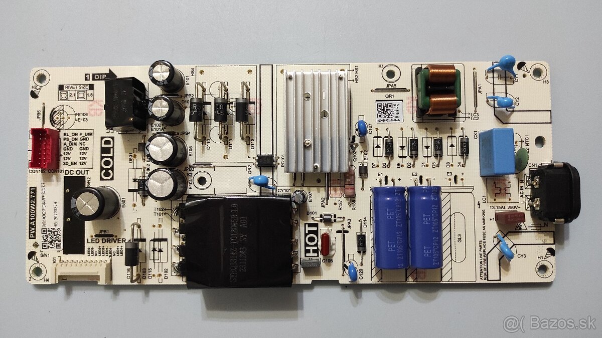 Predám napájaciu dosku PW.A100W2.771