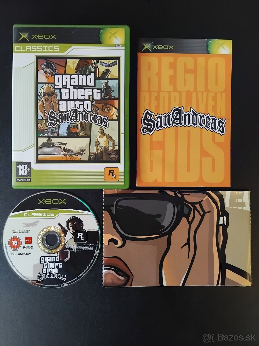 Hra pre Xbox Classic - Grand Theft Auto San Andreas