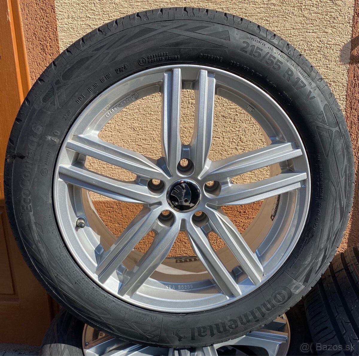 5x112 R17 7J ET40 Škoda superb + Continental 215/55 R 17