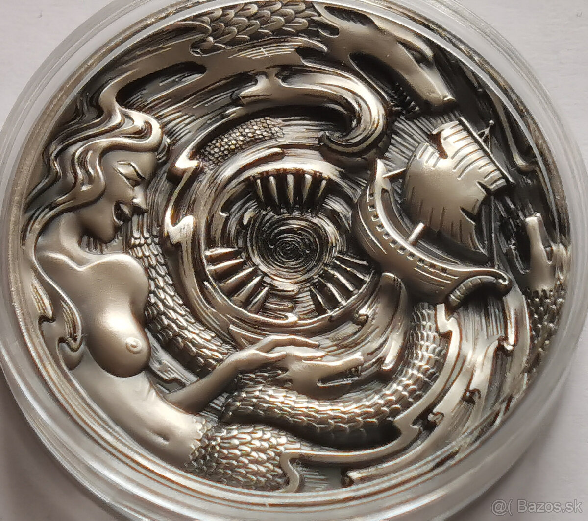 Stříbrná mince - SCYLLA AND CHARYBDIS 3 Oz Silver Coin